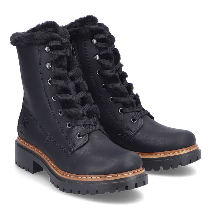 Rieker W 72625-00 RKR714 Fur Boots