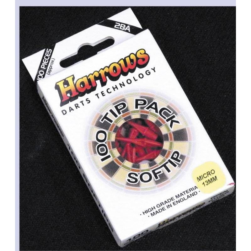 Softip Harrows Spare Micro Dart Tips 100 pcs In preparation Your Sports Performance