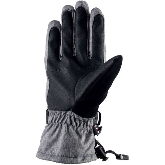 Viking Ronda Ski Lady women's ski gloves with adjustable drawstring, insulated, gray-pink (113/20/5473/46) In preparation Your Sports Performance