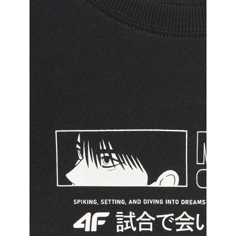 Boy's oversize T-shirt with print 4F 4FJRAW25TTSHM3065-20S 4f