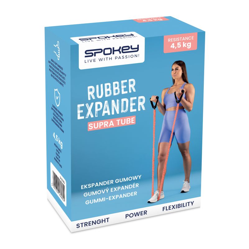 Spokey Supra Tube SPK-943080 rubber expander light Accessories/Training equipment/Taśmy treningowe Your Sports Performance