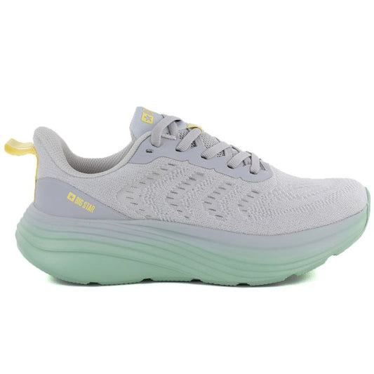 Women's gray platform sneakers Big Star TT274048 Big Star