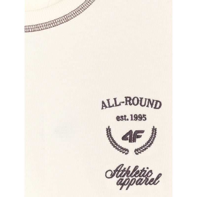 Women's oversize printed T-shirt 4F 4FRSS25TTSHF2979-11S *Kategoria tymczasowa Your Sports Performance