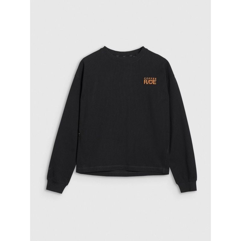 Women's oversize longsleeve with print 4F 4FWSS25TLONF393-20S *Kategoria tymczasowa Your Sports Performance