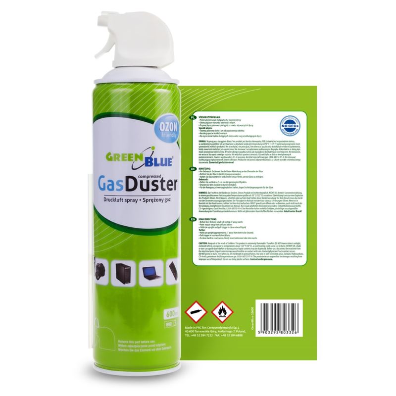 GREENBLUE COMPRESSED AIR - GUN ATOMIZER GB600 In preparation Your Sports Performance