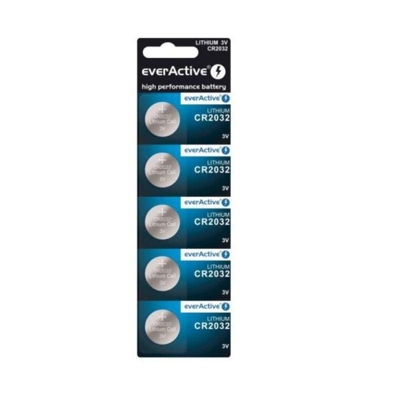 CR2032 everActive battery, pack of 5 In preparation Your Sports Performance
