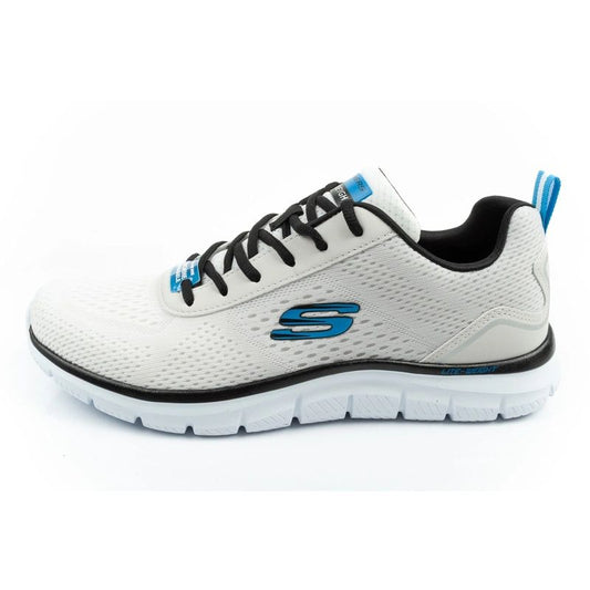 Skechers men's sports shoes Track-Ripkent comfortable lightweight fashionable ecru Skechers