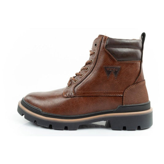 Wrangler Nevada men's shoes Chelsea boots elegant fashionable lace-up brown In preparation Your Sports Performance