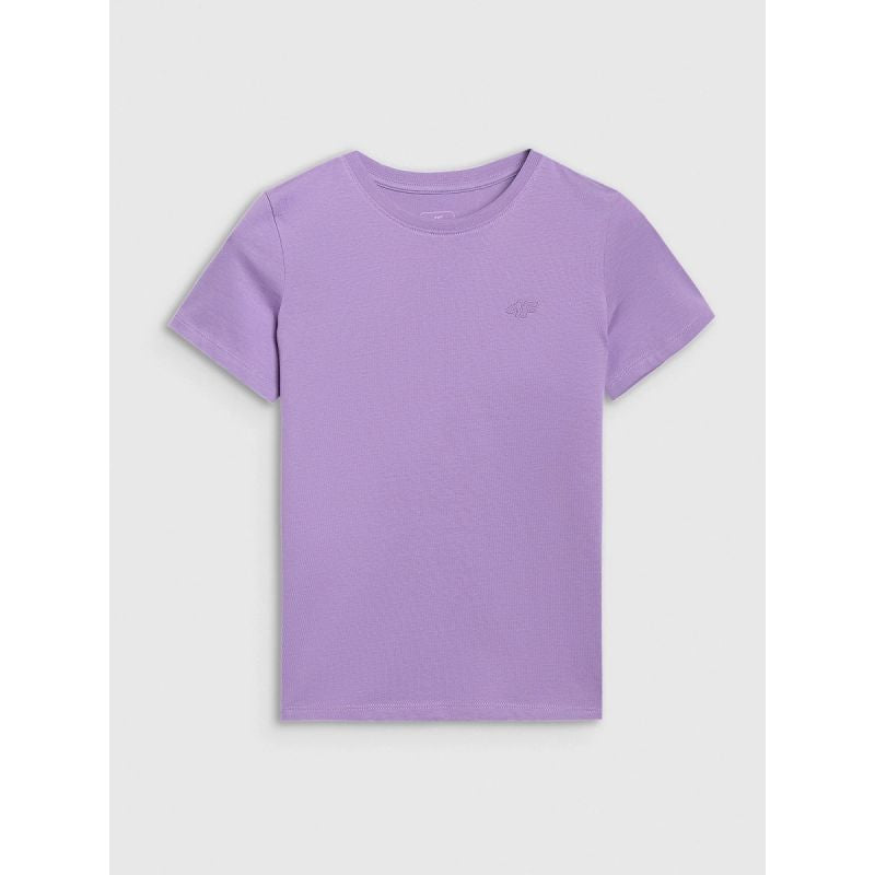 Regular plain girls' T-shirt 4F 4FJRAW25TTSHF3233-51S *Kategoria tymczasowa Your Sports Performance