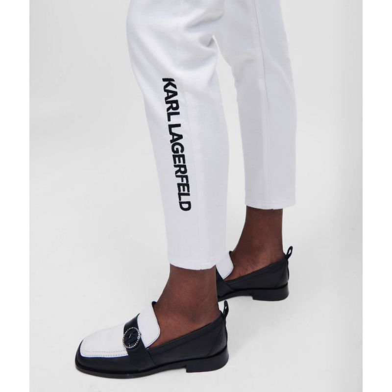 Karl Lagerfeld White Gf Denim Pants W 221W1101 jeans Clothing/Lifestyle/Trousers, shorts/Karl Lagerfeld Your Sports Performance