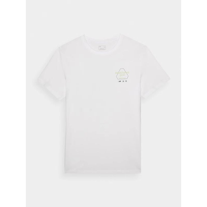 Men's regular printed T-shirt 4F 4FRAW24TTSHM2302-10S *Kategoria tymczasowa Your Sports Performance
