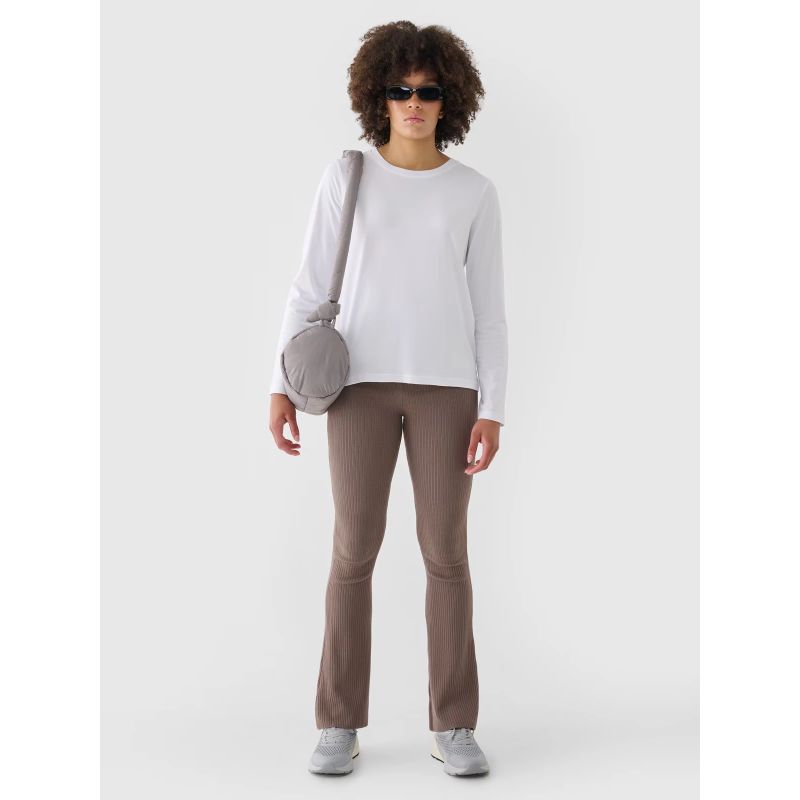Longsleeve oversize smooth women's 4F 4FWMM00TLONF431-10S *Kategoria tymczasowa Your Sports Performance