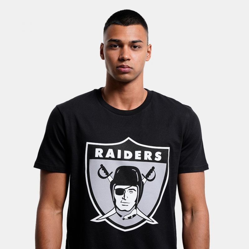 Mitchell & Ness NFL Team Logo Tee Oakland Raiders M BMTRINTL1053-ORABLCKT Clothing/Lifestyle/T-shirts/Mitchell & Ness Your Sports Performance