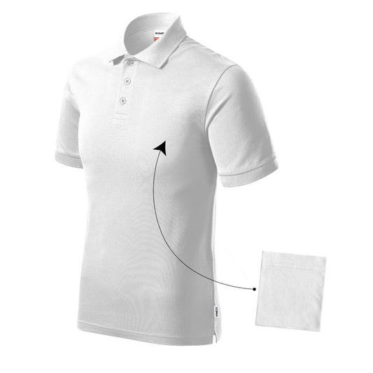 Men's Resist Heavy Polo Shirt (White 00 (brand label)) Clothing/Lifestyle/T-shirts/Malfini/Polo Your Sports Performance