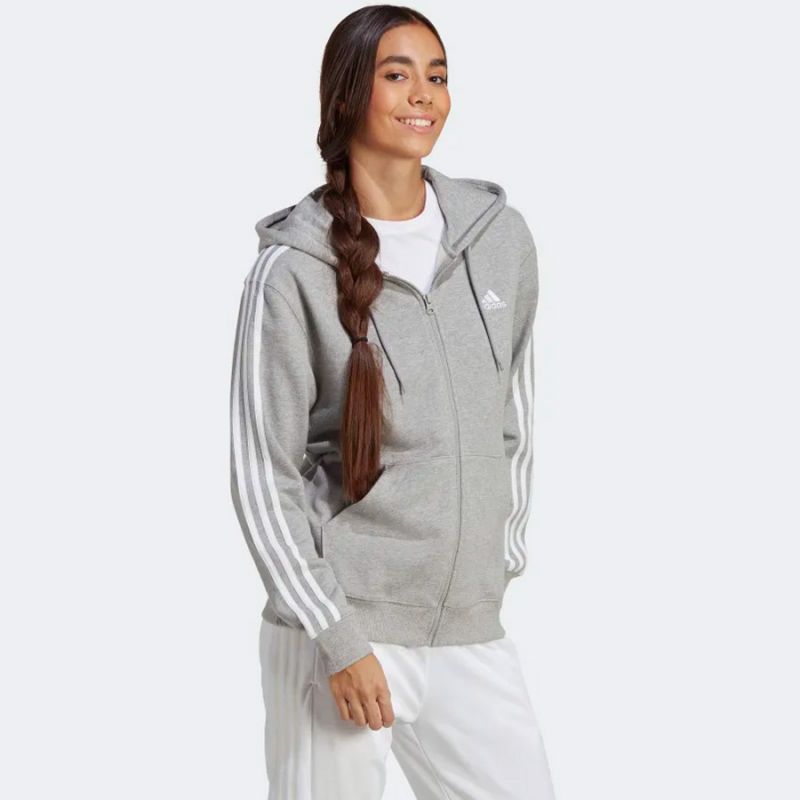 Sweatshirt adidas 3 Stripes Full-Zip R HD W I9917 Clothing/Training Adidas