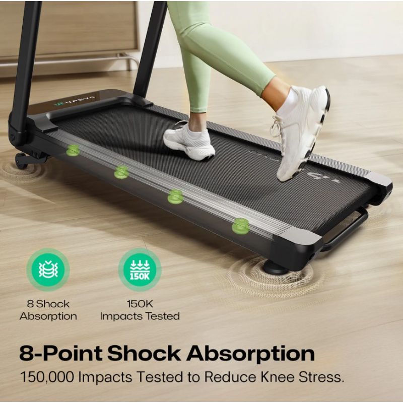 Treadmill with built-in desk for work and exercise UREVO Foldi 3S In preparation Your Sports Performance