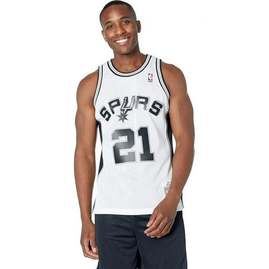 Mitchell & Ness Men's San Antonio Spurs NBA Swingman Jersey Duncan SMJYCP19247-SASWHIT98TDU In preparation Your Sports Performance