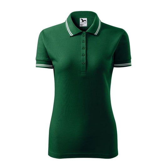 Women's Urban Polo Shirt (Dark Green) In preparation Your Sports Performance
