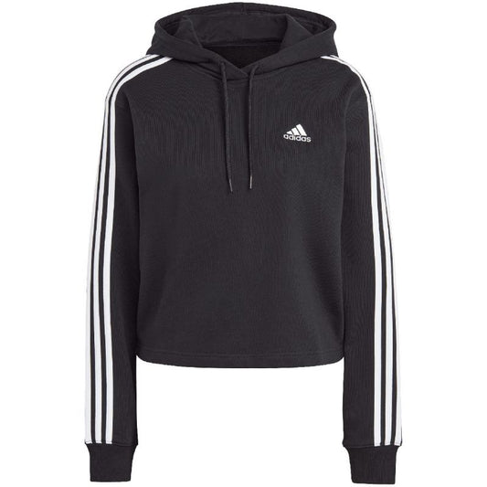 adidas Essentials 3-Stripes French Terry Crop Hoodie W IC8767 Clothing/Training Adidas