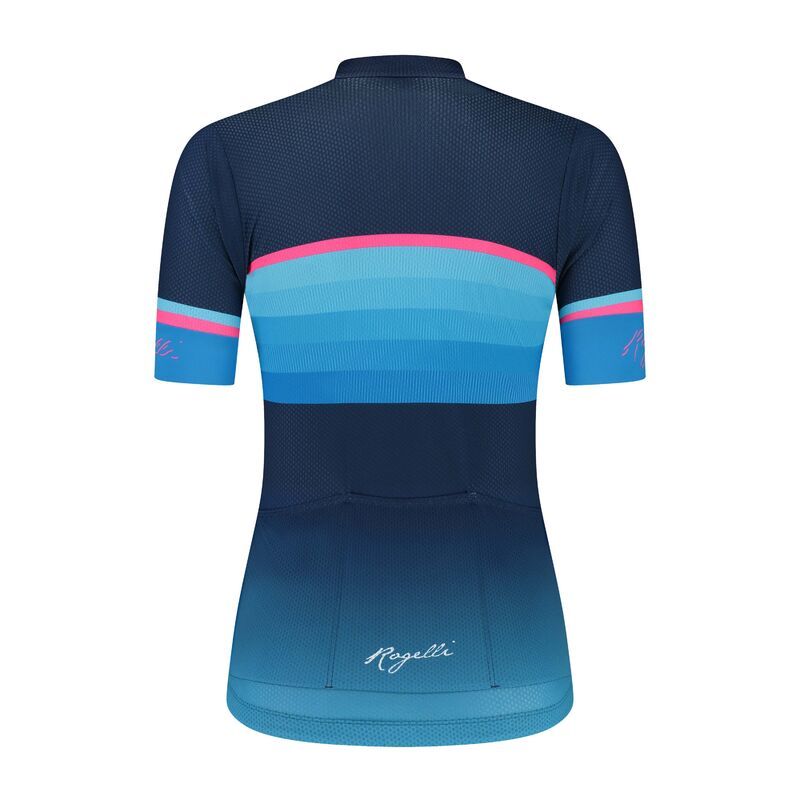 Rogelli IMPRESS II women's t-shirt blue-pink 2XL Rogelli/Rower/Woman/Koszulki Your Sports Performance