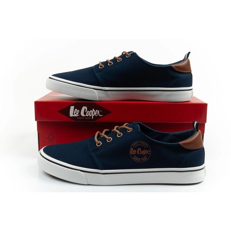 Lee Cooper men's sports shoes sneakers fashionable navy blue comfortable