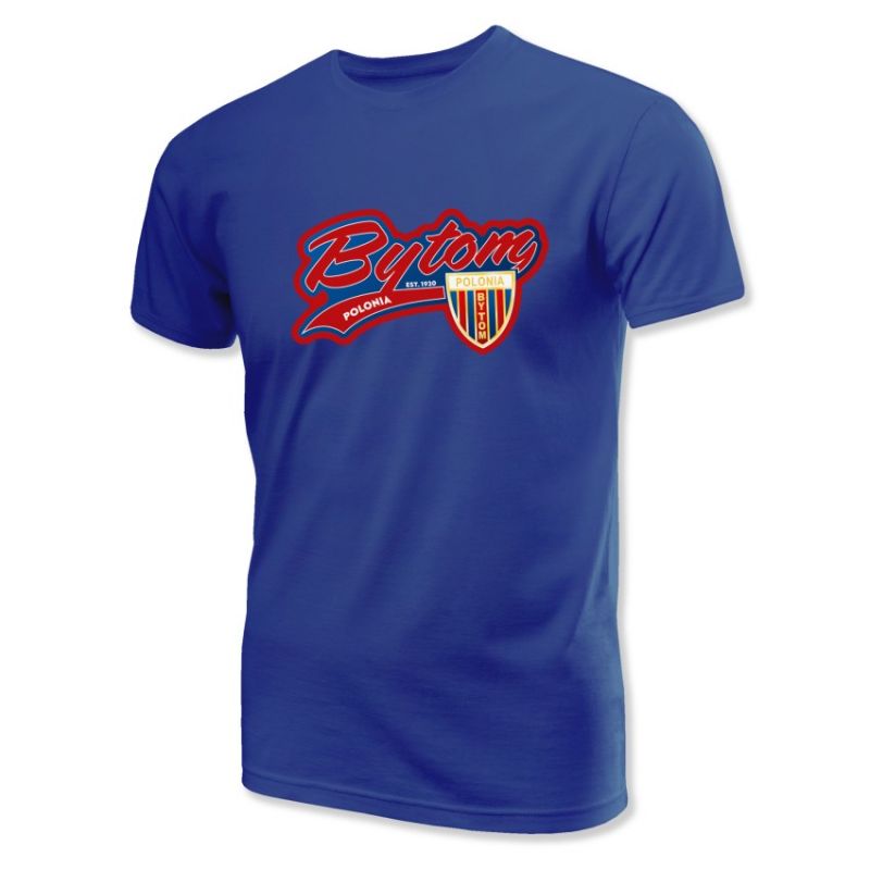 T-shirt short sleeve Polonia Bytom Classic M SREBPBCLAS Clothing/Lifestyle/T-shirts/Adler Your Sports Performance