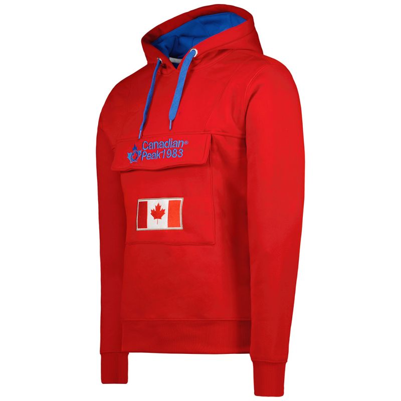 Canadian Peak GADREAK RED-BLUE RM MEN 054 sweatshirt (RBMWW6300H/CP-ROUGE) In preparation Your Sports Performance
