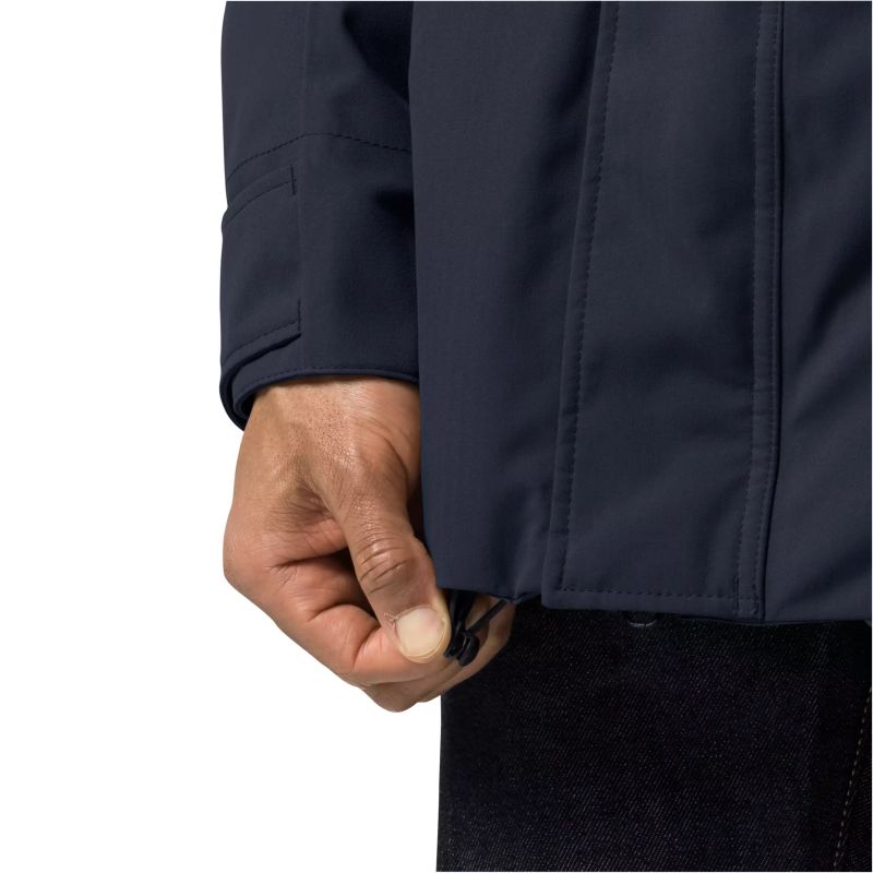 Jack Wolfskin WEST COAST JACKET men's waterproof hooded jacket night blue (1110811_1010) In preparation Your Sports Performance