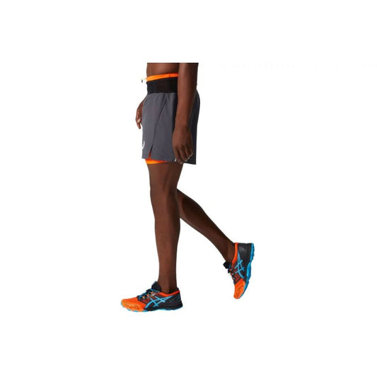 Asics Fujitrail Short 2011B898-020 Gray XS In preparation Your Sports Performance