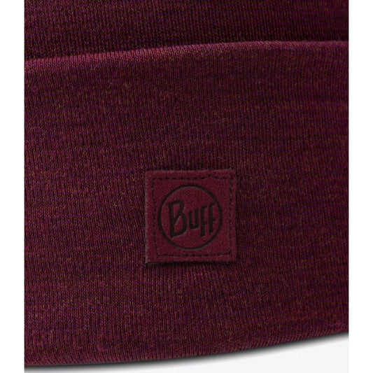 BUFF HEAVYWEIGHT MERINO WOOL LOOSE HAT SOLID TIBETAN RED Odzież militarna/Nakrycia głowy Your Sports Performance