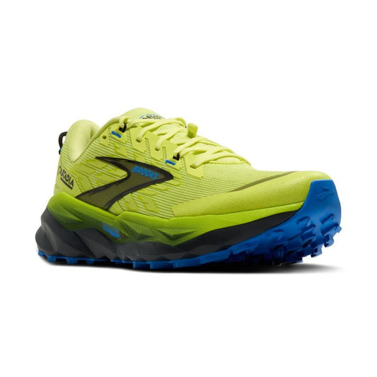Men's Cascadia 19 Trail Running Shoes Lime Brooks/Inne Your Sports Performance