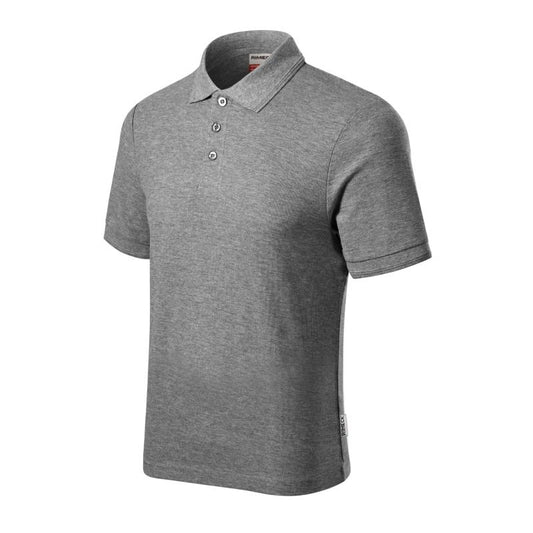 Men's Reserve Polo Shirt (Dark Gray Melange (Brand Label)) In preparation Your Sports Performance