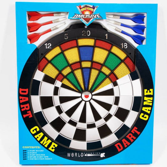 Plastic Dart board 40 cm + 6 darts BT26903 / EBO01316 Accessories Your Sports Performance