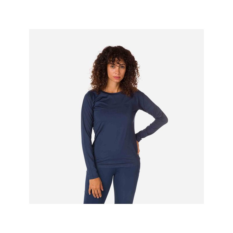 ROSSIGNOL W Skpr Ls Tee Navy Blue Thermal T-shirt Import z PMSport Your Sports Performance