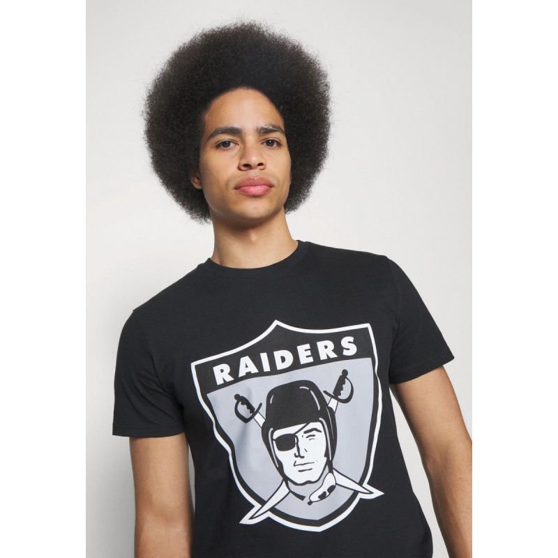 Mitchell & Ness NFL Oakland Raiders Team Logo Tee BMTRINTL1270-ORABLCK Clothing/Lifestyle/T-shirts/Mitchell & Ness Your Sports Performance