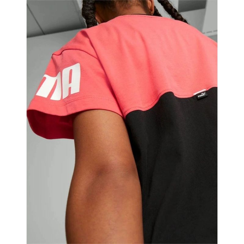 Puma Power Colorblock Jr T-shirt 670204 35 Clothing/Lifestyle/T-shirts Puma