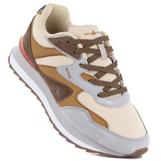 Women's brown leather sneakers McArthur MA253W McArthur