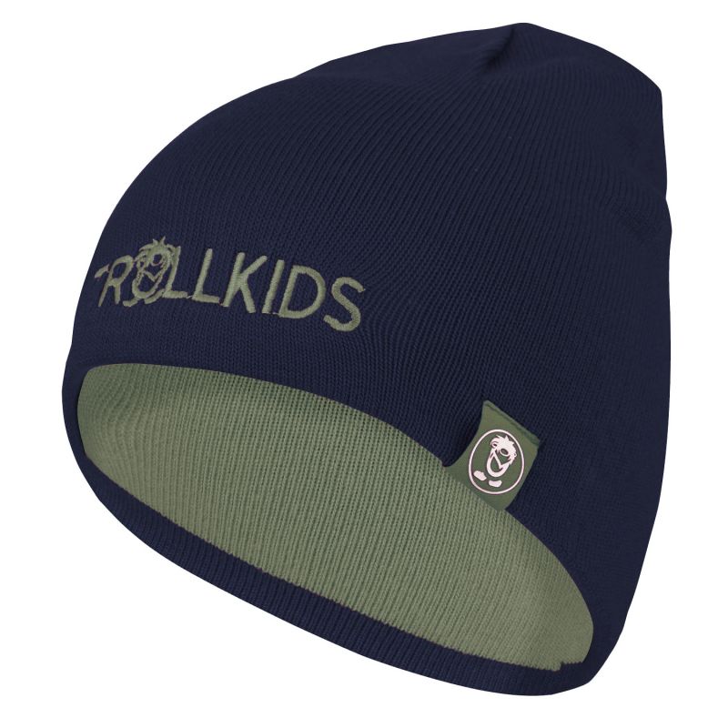 Trollkids Kids Troll Beanie Knitted Winter Hat for Girls/Boys Green (920-335) In preparation Your Sports Performance