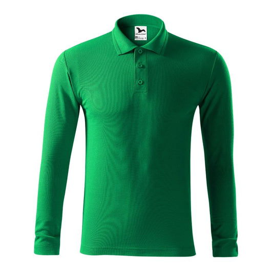 Malfini Pique Polo LS M MLI-22116 polo shirt grass green Clothing/Lifestyle/T-shirts/Malfini Malfini