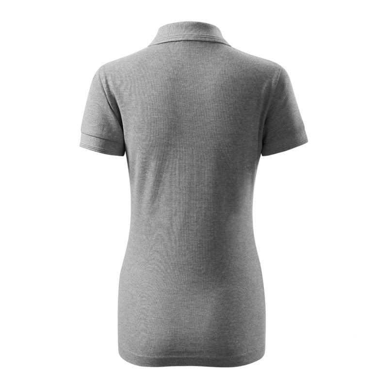 Women's Pique Polo Free Polo Shirt (Dark Grey Melange) Clothing/Lifestyle/T-shirts/Malfini Your Sports Performance