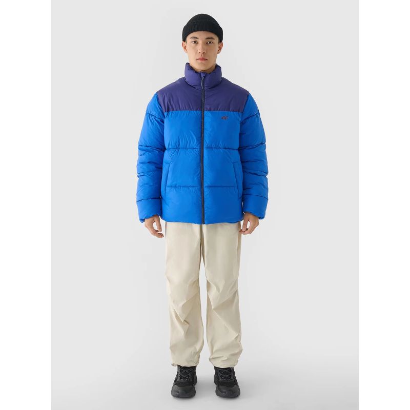 Men's winter down jacket with synthetic filling 4F 4FWAW24TDJAM485-36S *Kategoria tymczasowa Your Sports Performance