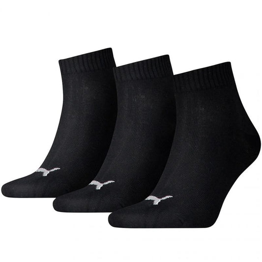 Puma Unisex Quarter Plain 3pak Socks 906978 32/27108000 12 Clothing/Training/Socks Puma