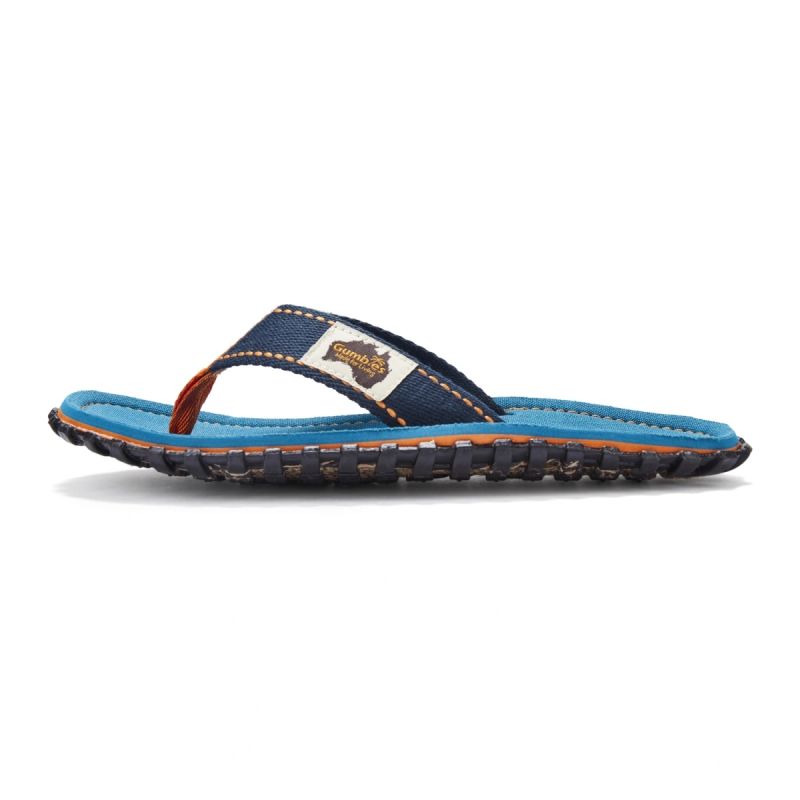 Gumbies unisex flip-flops ISLANDER FLIP-FLOP TRICOLOR BLUE