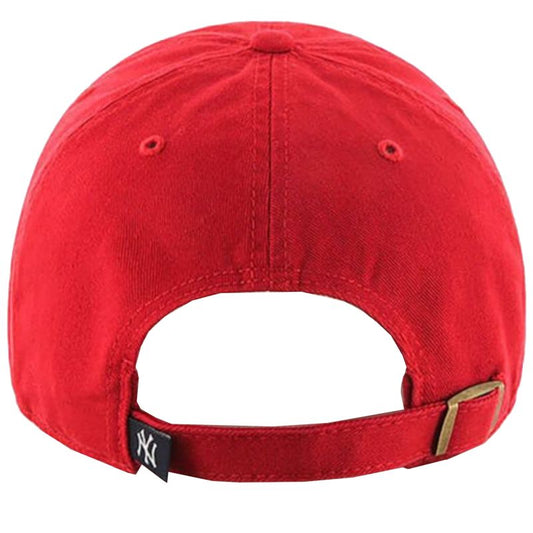 47 Brand New York Yankees MLB Clean Up Cap B-RGW17GWS-RD Clothing/Multisport Your Sports Performance