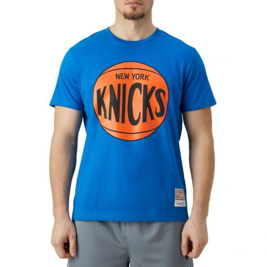 Mitchell &Ness NBA New York Knicks Team Logo Tee M BMTRINTL1268-NYKROYA Clothing/Lifestyle/T-shirts/Mitchell & Ness Your Sports Performance