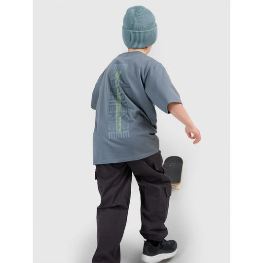 Boy's oversize T-shirt with print 4F 4FJRAW25TTSHM3166-46S *Kategoria tymczasowa Your Sports Performance