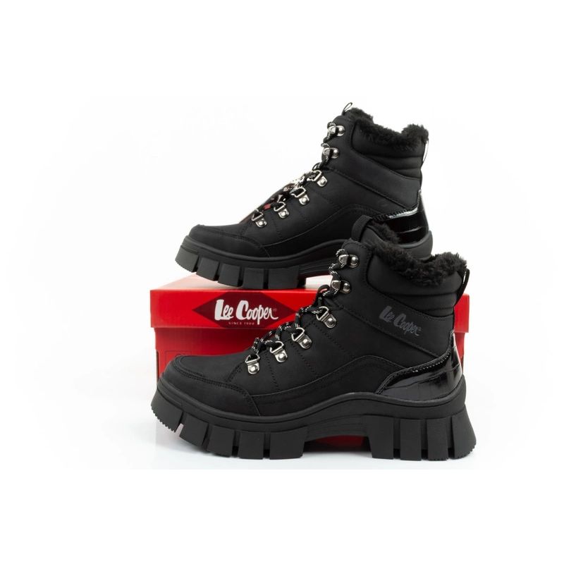 Lee Cooper women's winter hiking sports shoes, insulated, black, high In preparation Your Sports Performance