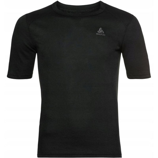 Odlo BL TOP crew neck s/s ACTIVE WARM ECO men's t-shirt size M Black Odzież militarna/Bielizna termoaktywna Your Sports Performance