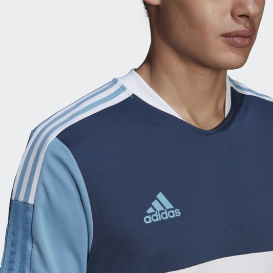 Adidas Tiro 21 JSY T-shirt light blue L GQ1060 In preparation Adidas