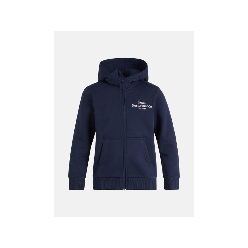 Peak Performance Jr Original Zip Hood blue Import z PMSport Your Sports Performance